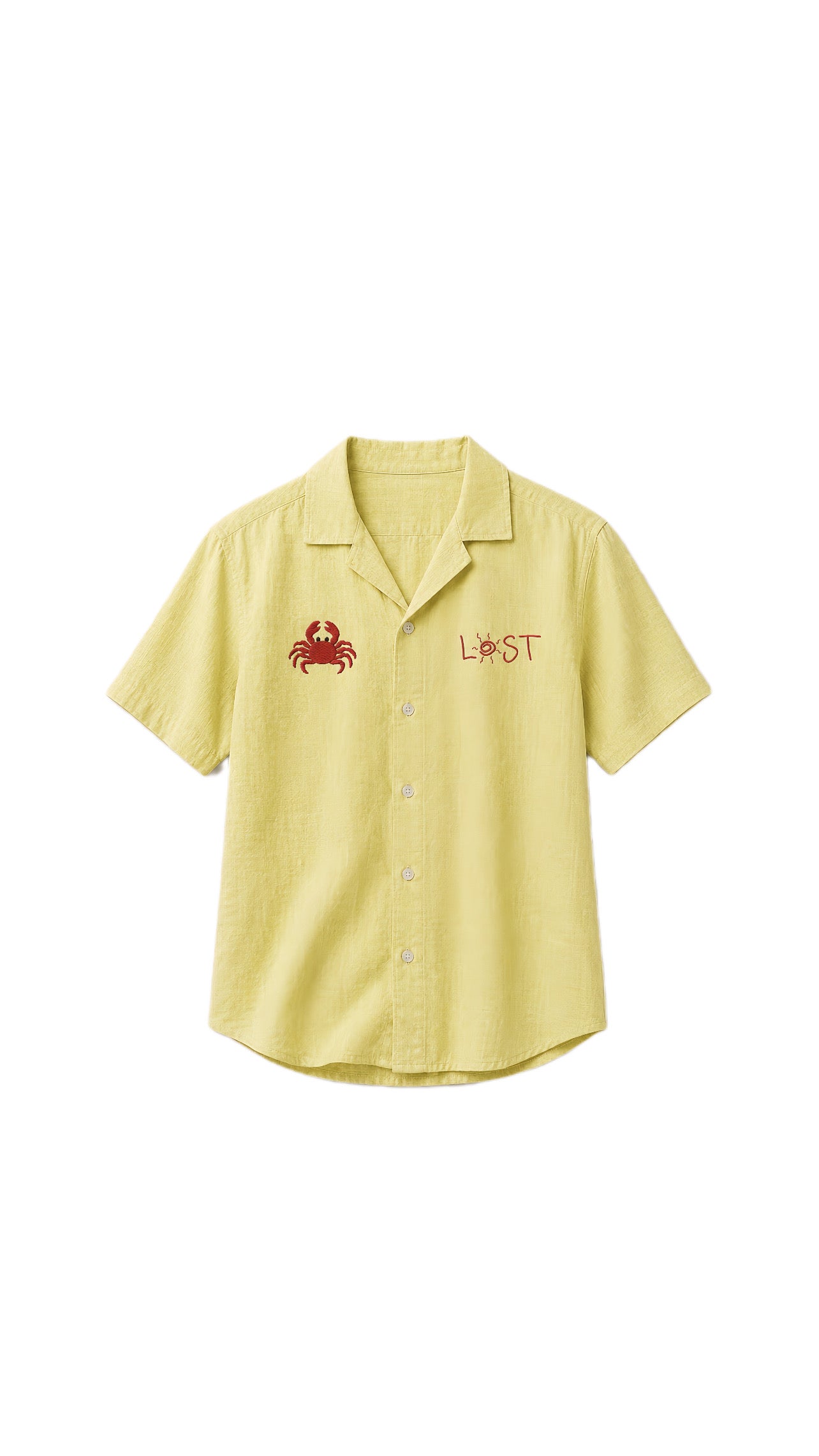Crab linen T-Shirt